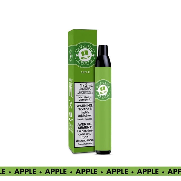 Don Cristo Fruits Apple 2ml με Ενσωματωμένη Μπαταρία 700 Puffs 20mg (μιας χρήσης)