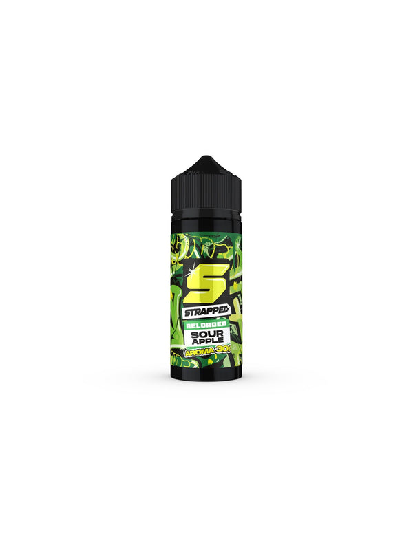Strapped Reloaded Sour Apple Flavour Shot 120ml