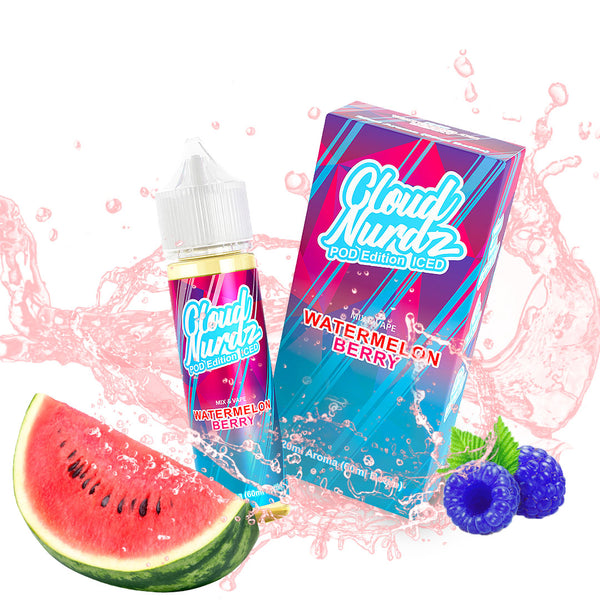 CloudNurdz WATERMELON BERRY ICED Flavour Shot 20/60ml