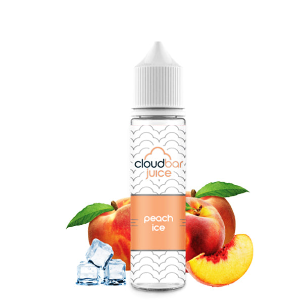 Cloud Bar Juice Peach Ice Flavour Shot 12/60ml