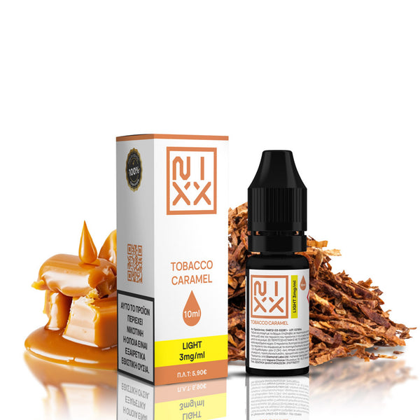 NIXX Tobacco Caramel E-Liquid 10ml