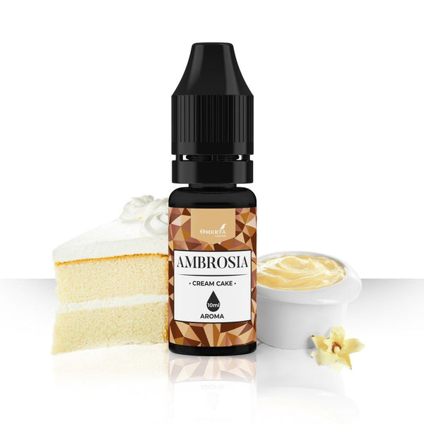 Ambrosia Cream Cake Aroma 10ml - Egineatmos.gr - Omerta