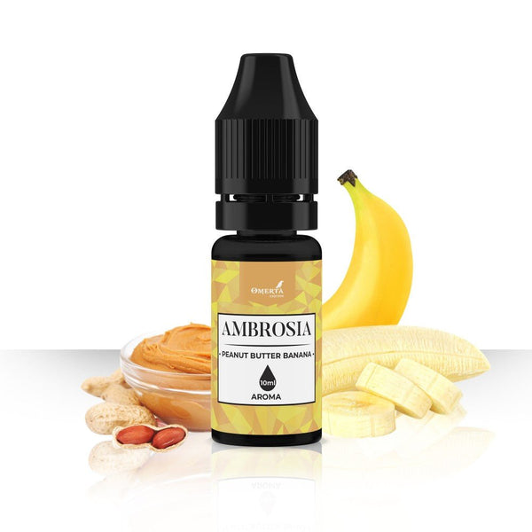 Ambrosia Peanut Butter Banana Aroma 10ml - Egineatmos.gr - Omerta