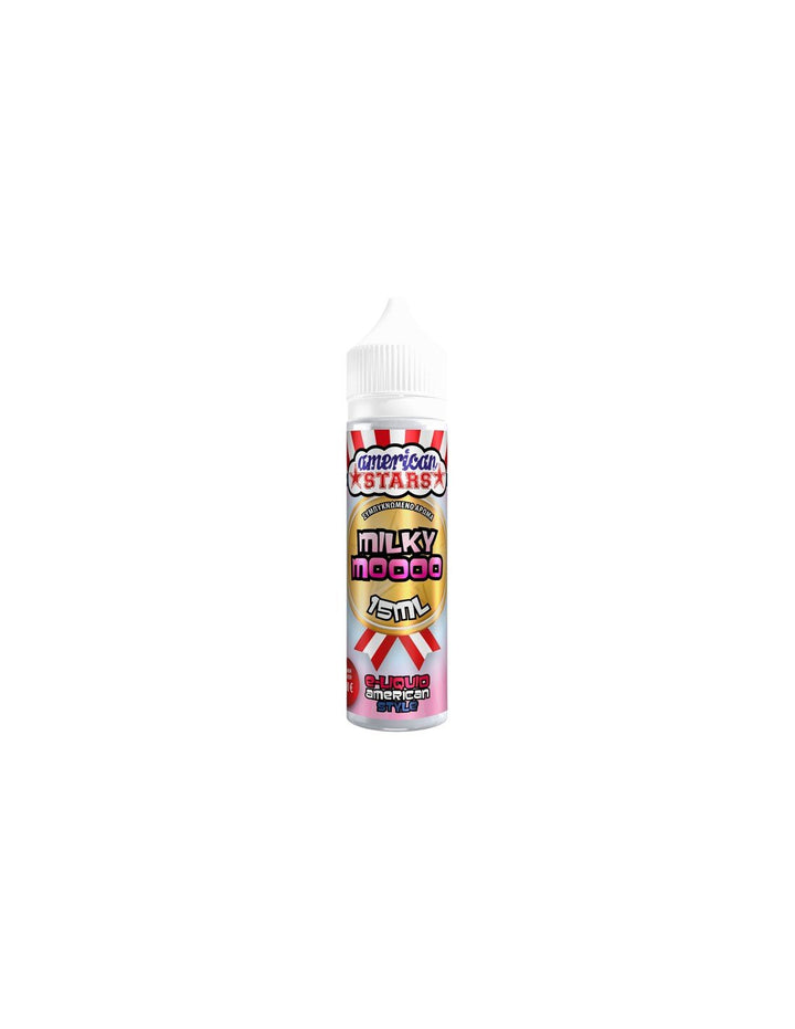 American Stars Milky Moo Flavour Shot 15/60ml - Egineatmos.gr - American Stars