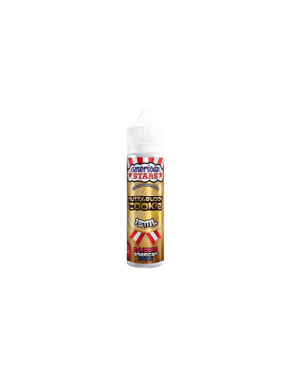 American Stars Nutty Buddy Cookie Flavour Shot 15/60ml - Egineatmos.gr - American Stars