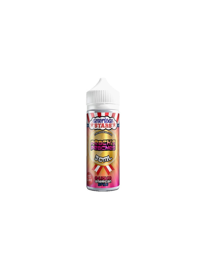 American Stars Peachs Peaches Flavour Shot 30/120ml - Egineatmos.gr - American Stars