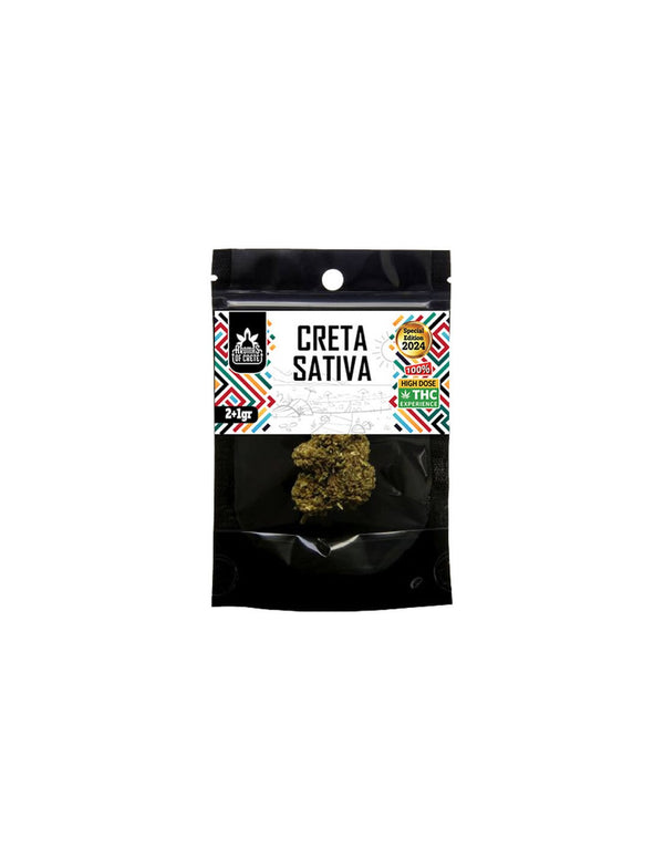 Aromas Of Crete Cannabis Flower Creta Sativa 2+1gr Δώρο