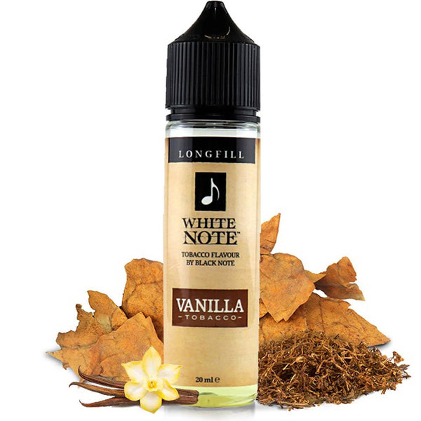 Black Note White Vanilla Tobacco 20ml/60ml Flavorshot - Egineatmos.gr - Black Note