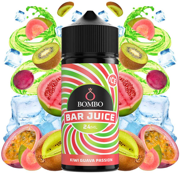 Bombo Bar Juice Kiwi Guava Passion 24ml/120ml Flavorshot - Egineatmos.gr - Bombo