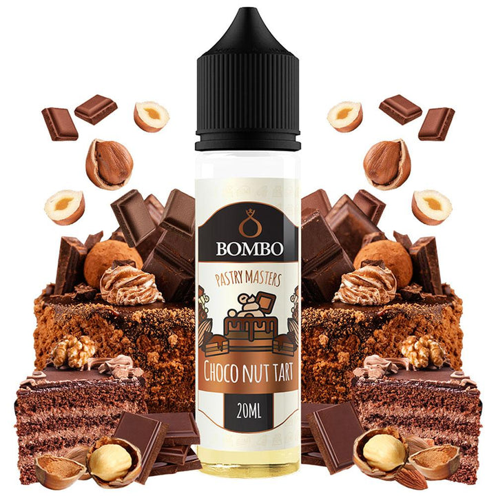 Bombo Pastry Masters Choco Nut Tart 20ml/60ml Flavorshot - Egineatmos.gr - Bombo