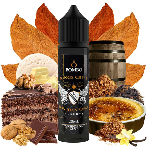 Bombo Platinum Tobaccos Don Juan Supra Reserve 20ml/60ml Flavorshot - Egineatmos.gr - Bombo