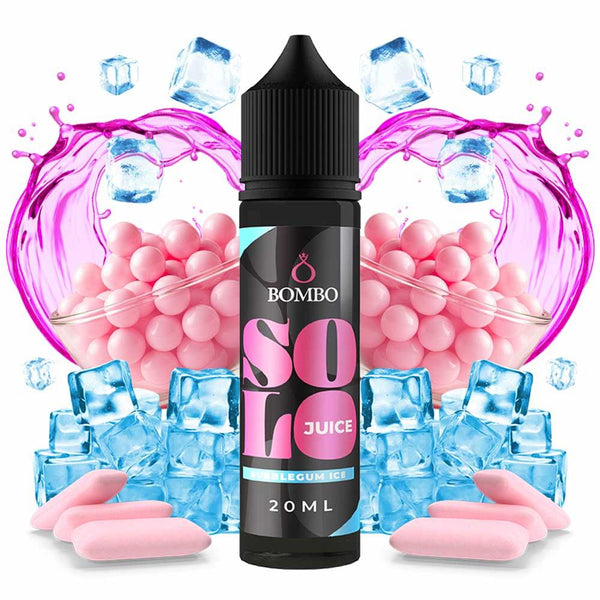 Bombo Solo Juice Bubblegum Ice 20ml/60ml Flavorshot - Egineatmos.gr - Bombo