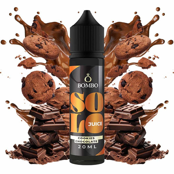 Bombo Solo Juice Cookies Chocolate 20ml/60ml Flavorshot - Egineatmos.gr - Bombo