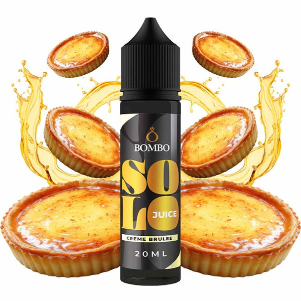 Bombo Solo Juice Creme Brulee 20ml/60ml Flavorshot - Egineatmos.gr - Bombo