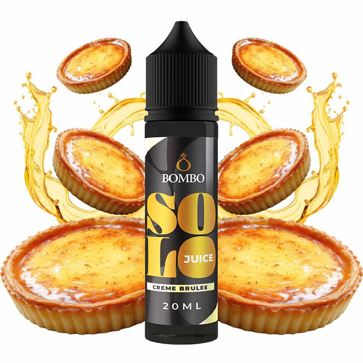 Bombo Solo Juice Creme Brulee 20ml/60ml Flavorshot - Egineatmos.gr - Bombo