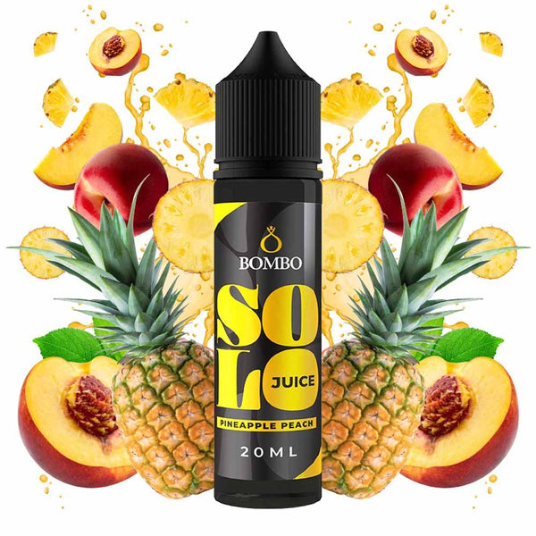 Bombo Solo Juice Pineapple Peach 20ml/60ml Flavorshot - Egineatmos.gr - Bombo