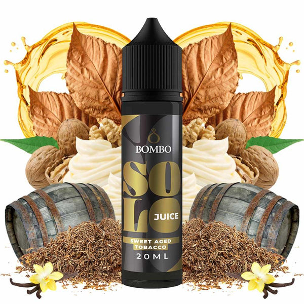 Bombo Solo Juice Sweet Aged Tobacco 20ml/60ml Flavorshot - Egineatmos.gr - Bombo