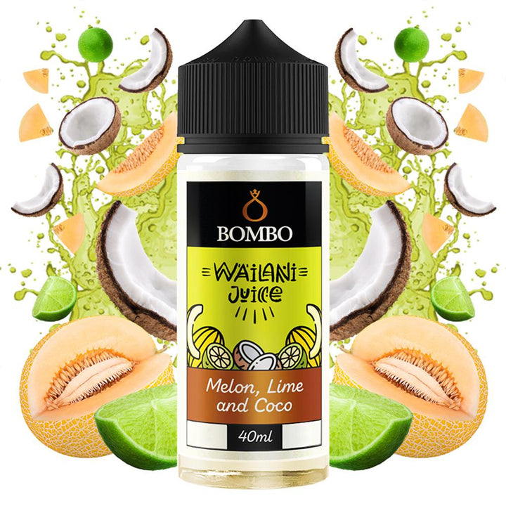 Bombo Wailani Juice Melon Lime and Coco 40ml/120ml Flavorshot - Egineatmos.gr - Bombo