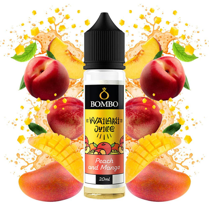 Bombo Wailani Juice Peach and Mango 20ml/60ml Flavorshot - Egineatmos.gr - Bombo