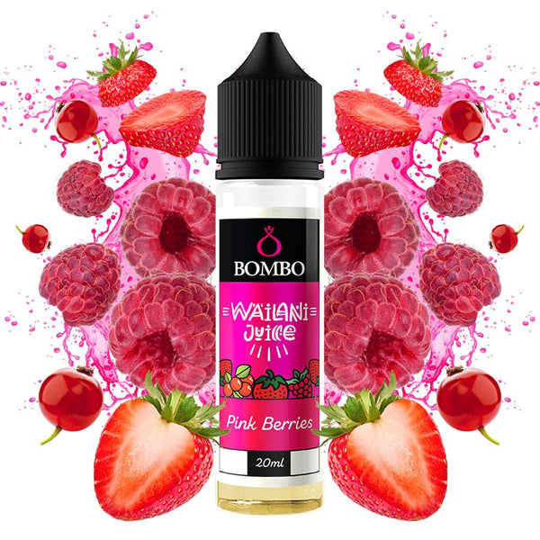 Bombo Wailani Juice Pink Berries 20ml/60ml Flavorshot - Egineatmos.gr - Bombo