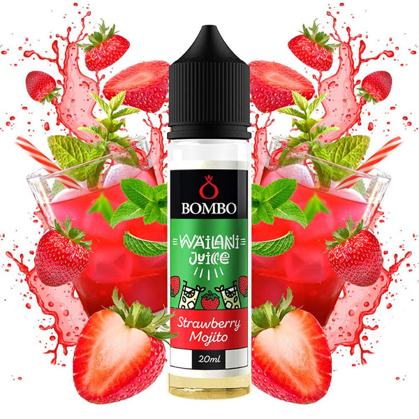 Bombo Wailani Juice Strawberry Mojito 20ml/60ml Flavorshot - Egineatmos.gr - Bombo