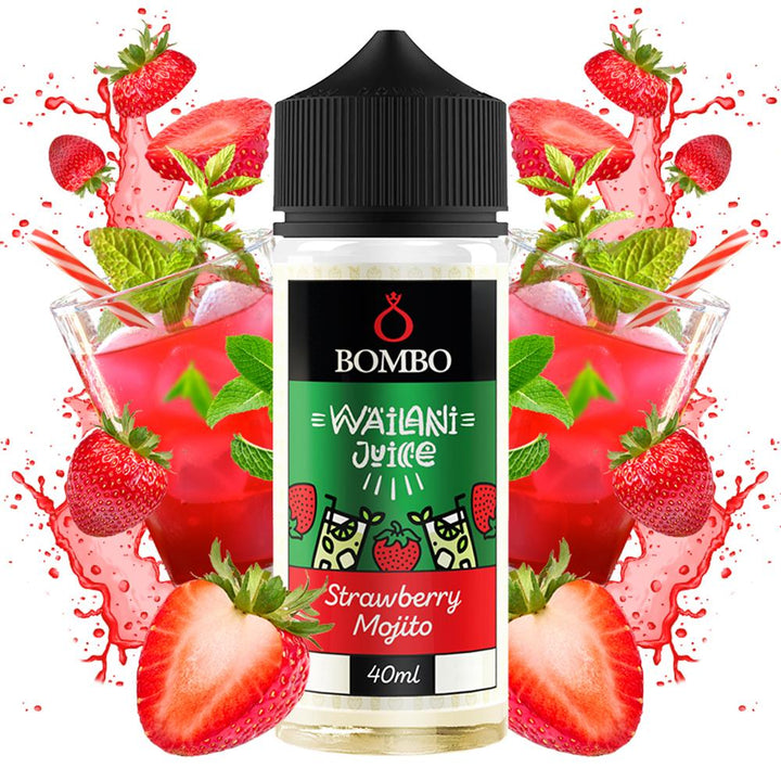 Bombo Wailani Juice Strawberry Mojito 40ml/120ml Flavorshot - Egineatmos.gr - Bombo