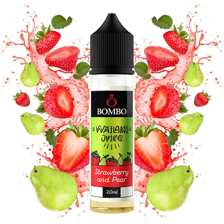 Bombo Wailani Juice Strawberry Pear 20ml/60ml Flavorshot - Egineatmos.gr - Bombo