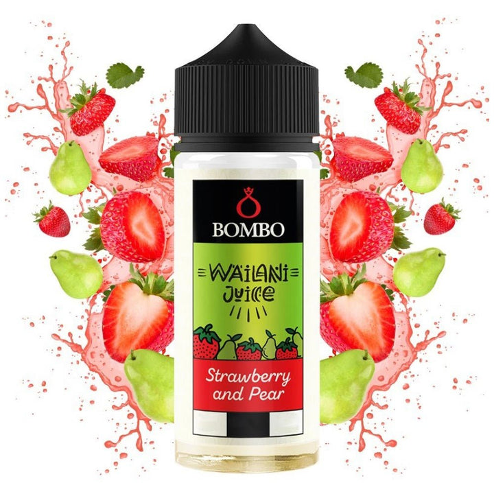 Bombo Wailani Juice Strawberry Pear 40ml/120ml Flavorshot - Egineatmos.gr - Bombo