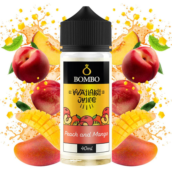 Bombo Wailani Peach and Mango 40ml/120ml Flavorshot - Egineatmos.gr - Bombo