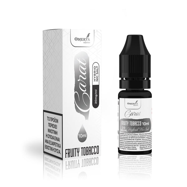 Carat Fruity Tobacco Salt E - Liquid 10ml - Egineatmos.gr - Omerta