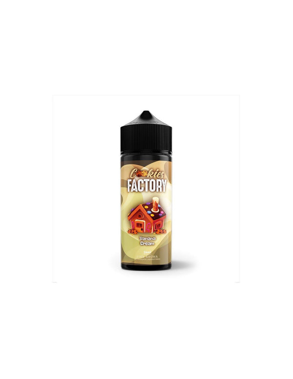 Cookies Factory Flavour Shot Banana Cream 120ml - Egineatmos.gr - Cookies Factory