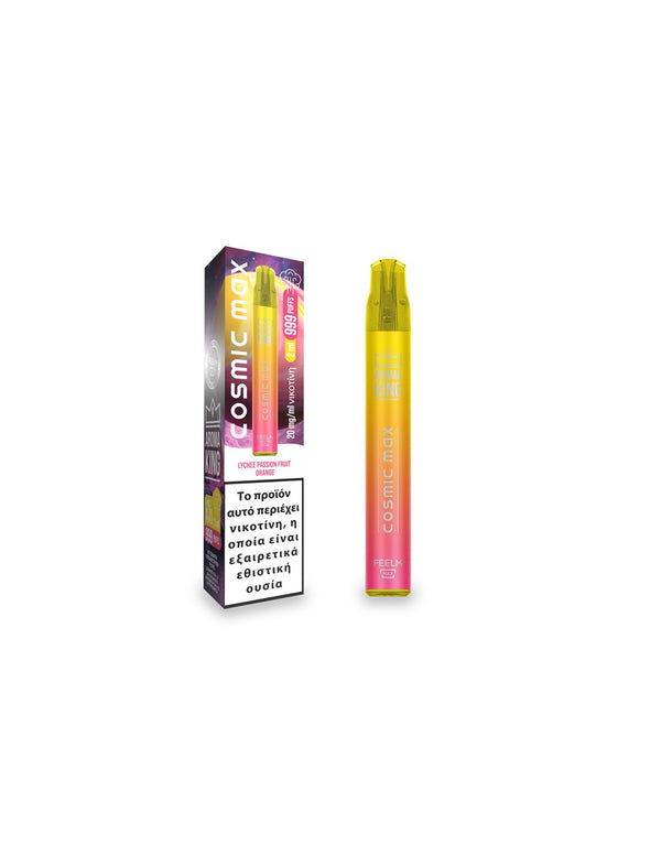 Cosmic Max 999 Puffs Passion Lychee Fruit Orange 2ml 20mg