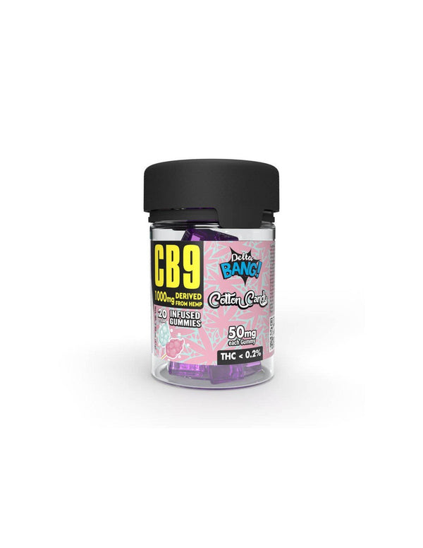 Deltabang CB9 Gummies Cubes Cotton Candy 1000mg - Egineatmos.gr - Deltabang