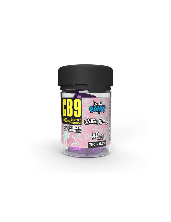 Deltabang CB9 Gummies Cubes Cotton Candy 1000mg