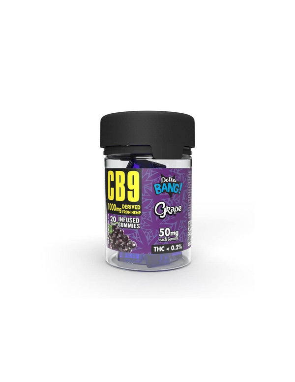 Deltabang CB9 Gummies Cubes Grape 1000mg - Egineatmos.gr - Deltabang