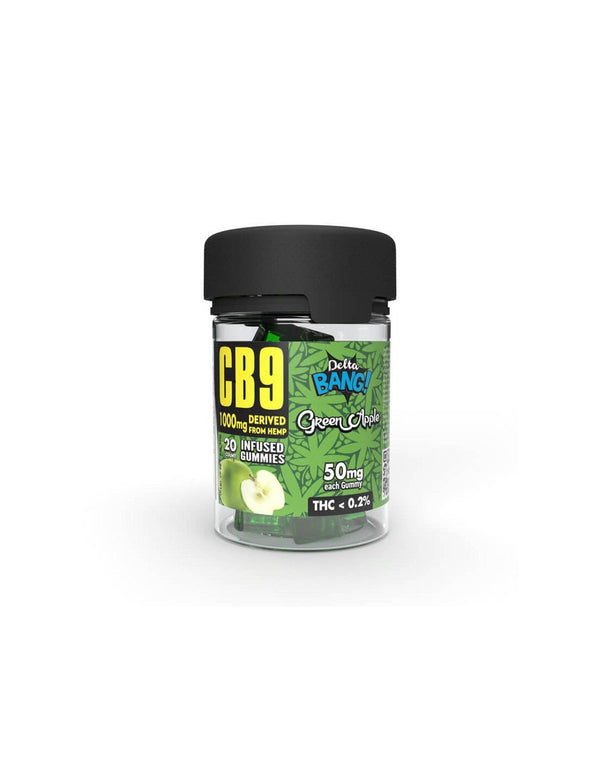 Deltabang CB9 Gummies Cubes Green Apple 1000mg - Egineatmos.gr - Deltabang