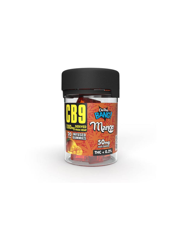 Deltabang CB9 Gummies Cubes Mango 1000mg