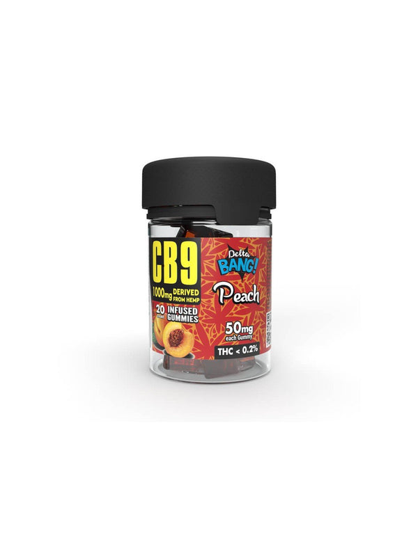 Deltabang CB9 Gummies Cubes Peach 1000mg - Egineatmos.gr - Deltabang