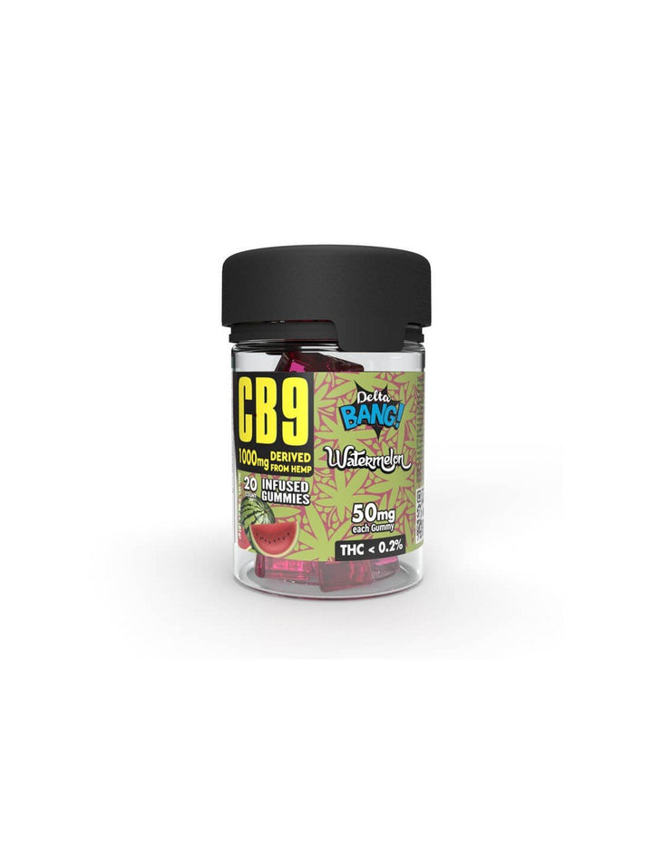 Deltabang CB9 Gummies Cubes Watermelon 1000mg - Egineatmos.gr - Deltabang