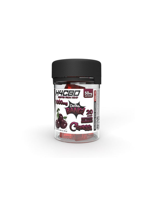 Deltabang H4 - CBD Gummies Cubes Cherry 1000mg - Egineatmos.gr - Deltabang