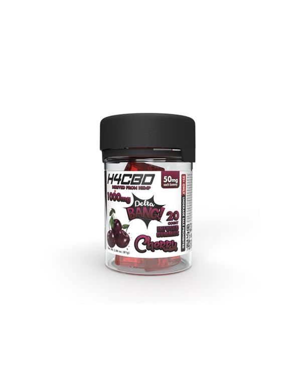 Deltabang H4-CBD Gummies Cubes Cherry 1000mg