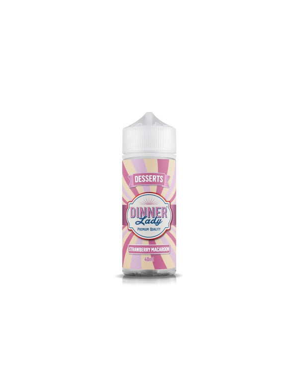 Dinner Lady Flavour Shot Strawberry Macaroon 120ml - Egineatmos.gr - Dinner Lady