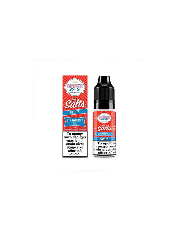 Dinner Lady Salt Strawberry Ice 10ml - Egineatmos.gr - Dinner Lady