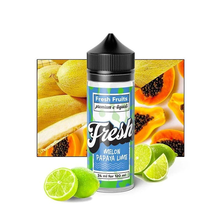 Fresh Melon Papaya Lime 120ml - Egineatmos.gr - Fresh Premium Eliquids