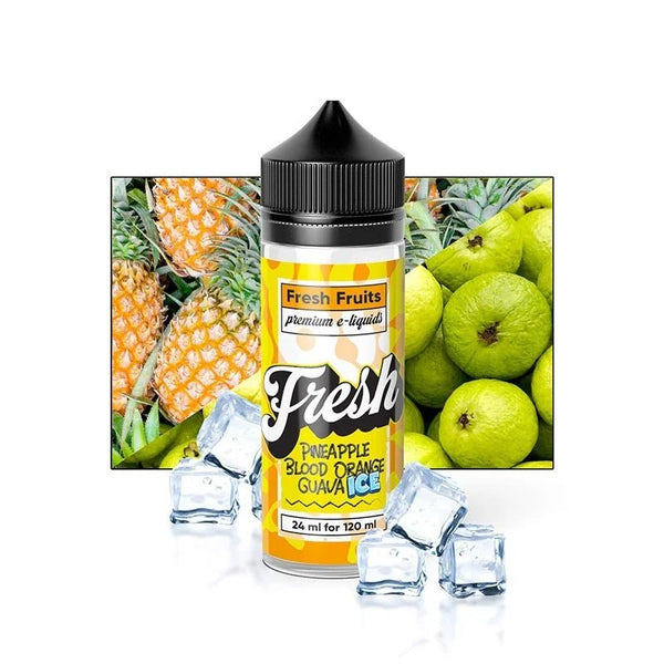 Fresh Pineapple Blood Orange Guava Ice 120ml - Egineatmos.gr - Fresh Premium Eliquids