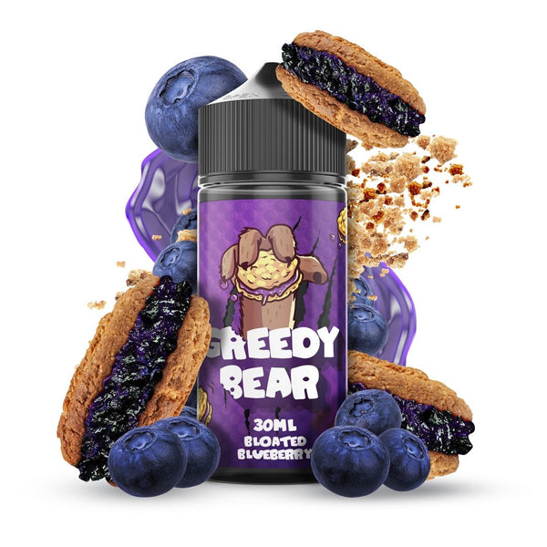 Greedy Bear Bloated Blueberry 30ml/120ml Flavorshot - Egineatmos.gr - Greedy Bear