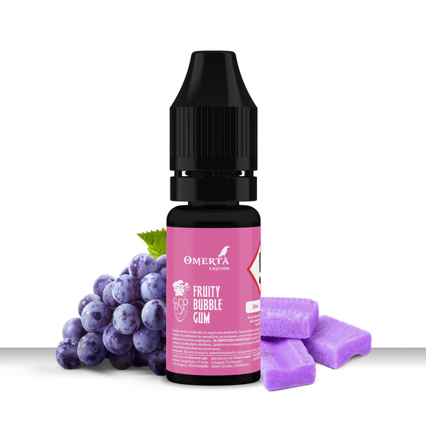 Gusto Fruity Bubble Gum E - Liquid 10ml - Egineatmos.gr - Omerta