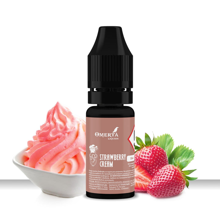 Gusto Strawberry Cream E - Liquid 10ml - Egineatmos.gr - Omerta