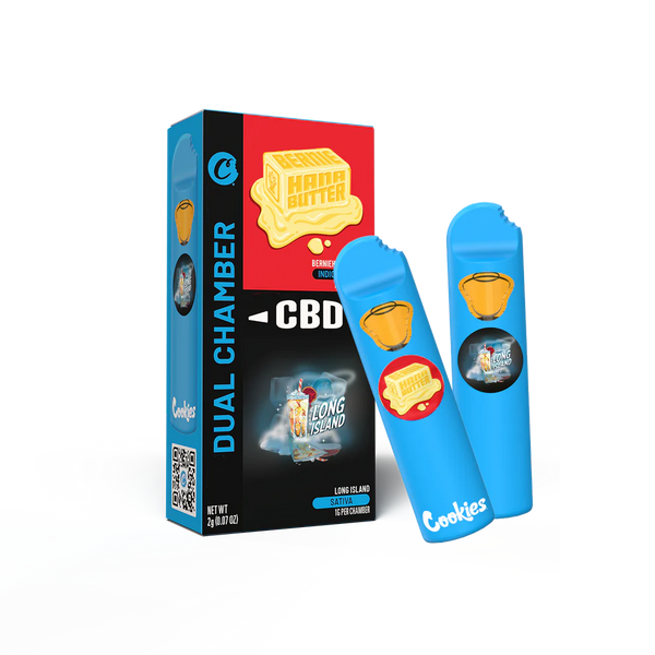 COOKIES BERNIEHANA BUTTER&LONG ISLAND-CBD DUAL CHAMBER