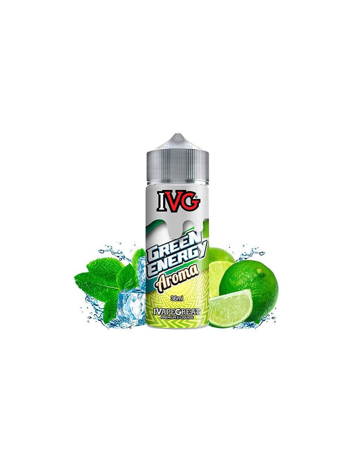 Ivg Flavour Shot Green Energy Aroma 36/120ml - Egineatmos.gr - IVG